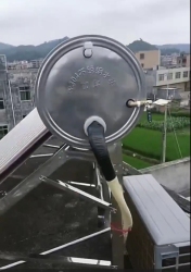 玉林市北流白馬36管太空能安裝