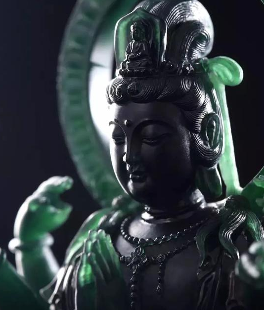 玉器雕刻大师老蒋精品创作鉴赏「三尊菩萨和千手观音系列」