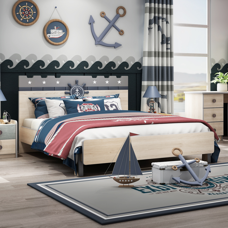 8bh103#儿童床男孩单人床1.