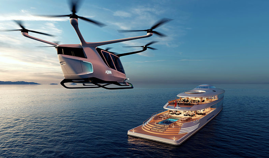 比尔盖茨狂砸45亿拿下世上第一艘超华丽氢动力游艇 | 超华丽设计碾压