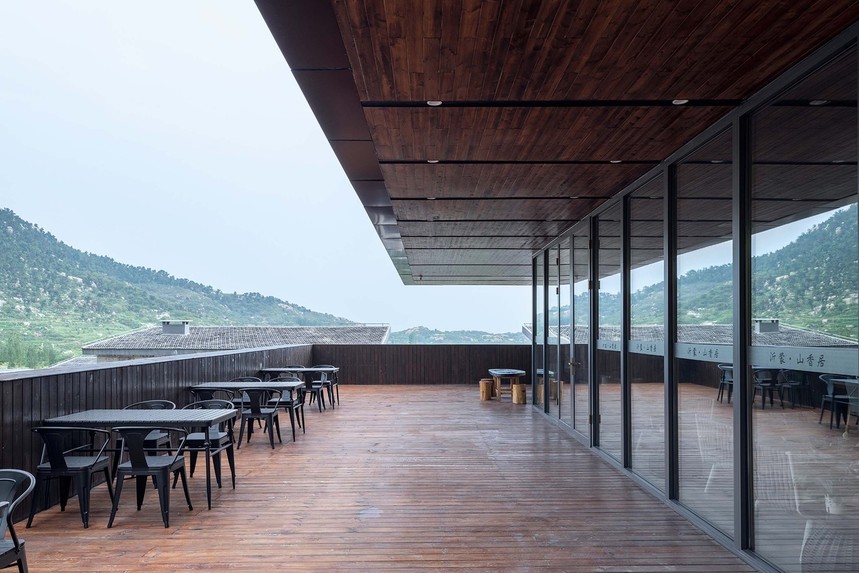 沂蒙61山香居度假酒店灰空间建筑事务所