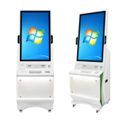 医院取单机排队挂号缴费学校打印银行政务大厅一体机终端触摸屏