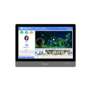 视通电子班牌21.5寸AA智慧校园教育触屏考勤一体机定制触控一体机