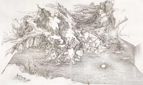 ׃wϪDVariant bank stream painting150x200cmx2  2020.jpg