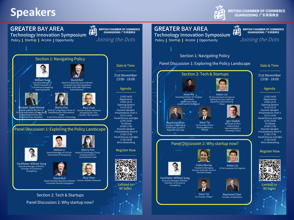 GBA Symposium 大湾区科技与创新研讨会