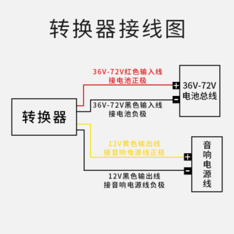 电动车48v改60v接线图图片