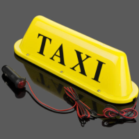 供应绿色文字型出租车顶灯 led出租车顶灯