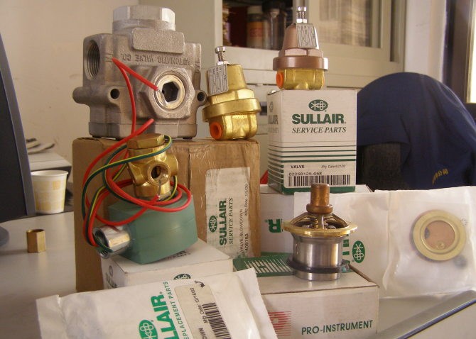 寿力空压机卸载电磁阀