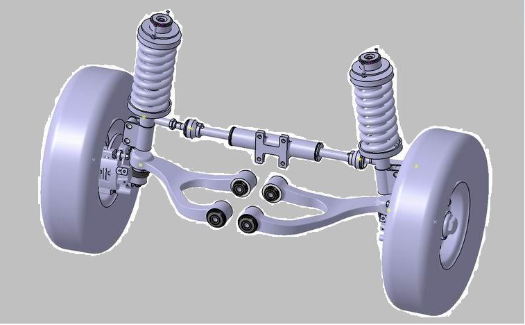 螺旋弹簧独立悬架