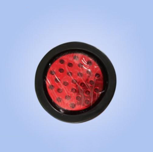 新款led尾灯橡皮灯 26颗灯珠式圆边灯 三色卡车后尾灯