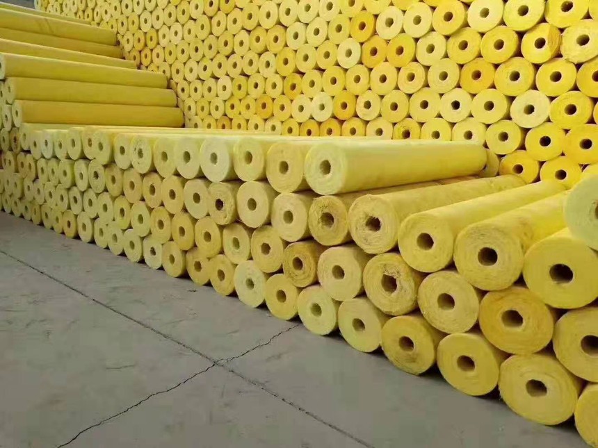 高温玻璃棉管 高温玻璃棉管