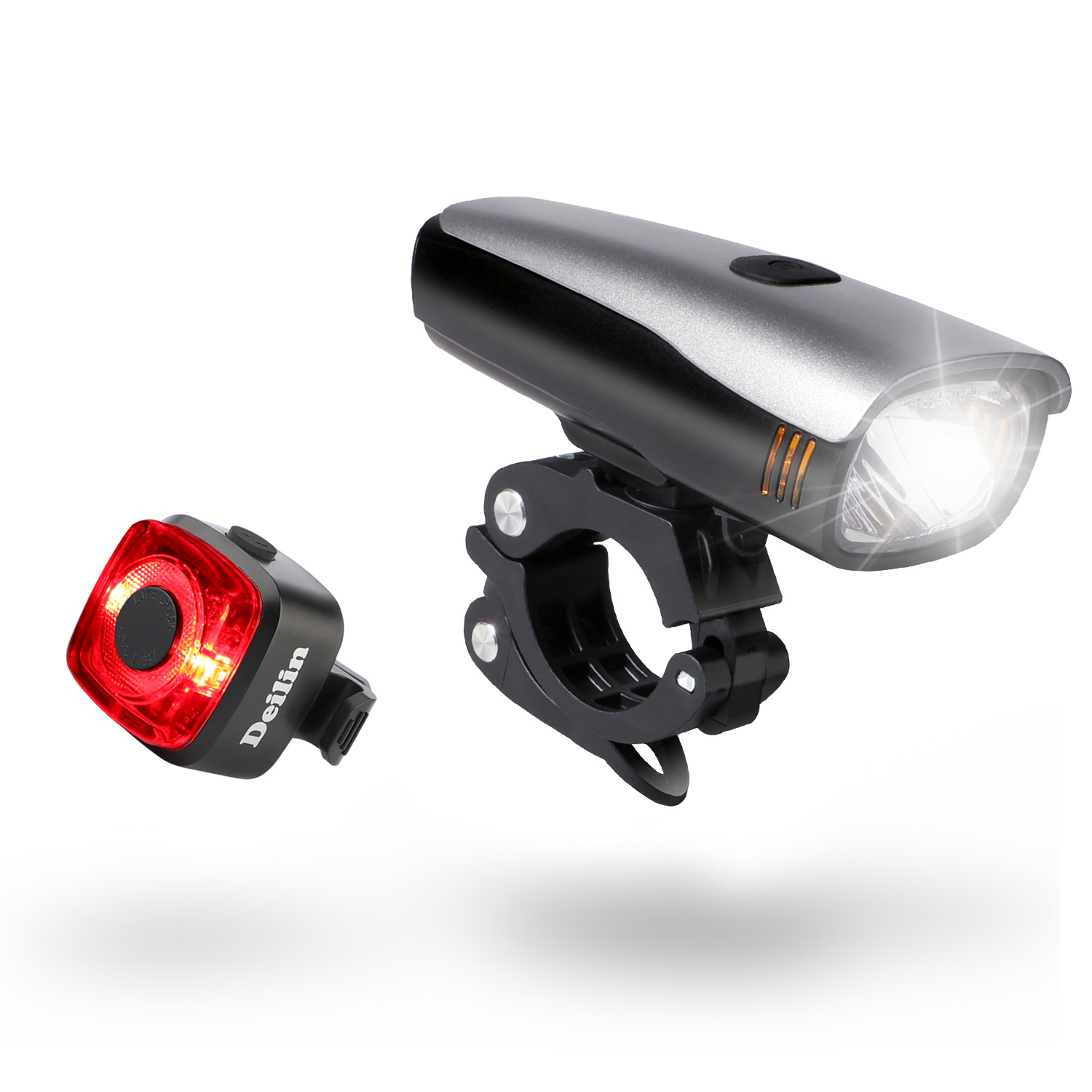 Deilin Upgraded LED Fahrradlicht Set bis zu 70 Lux Fahrradlampe Zugelassen US... 