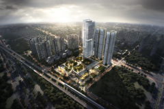 融都建設(shè)單元式幕墻項(xiàng)目板塊首吊儀式報(bào)道