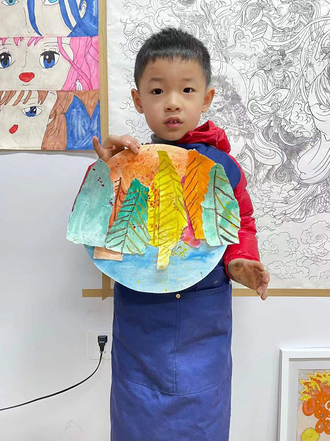 主流艺术教育学员绘画作品《秋日风景》