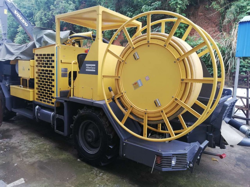 转让:阿特拉斯混凝土湿喷台车meyco me3_中南工程机械集团官网