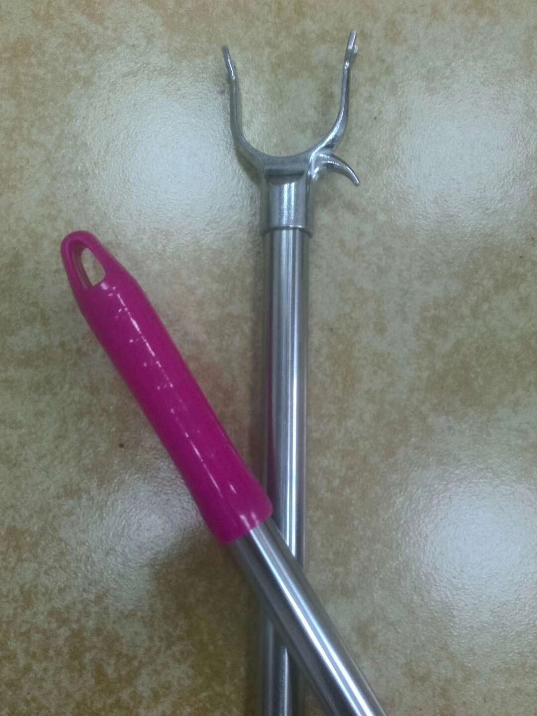 高级不锈钢衣叉(19管1.6米长)