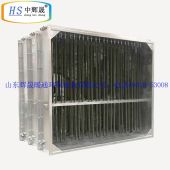 山東中輝晟 空氣加熱器 新風加熱器 風管