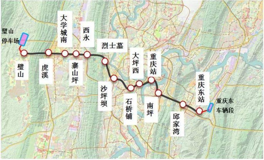 重庆轨道27号线站点图片