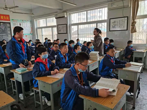 龙安区龙安二中举行小学高年级组语文教研活动