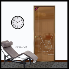 极简轻奢平开门