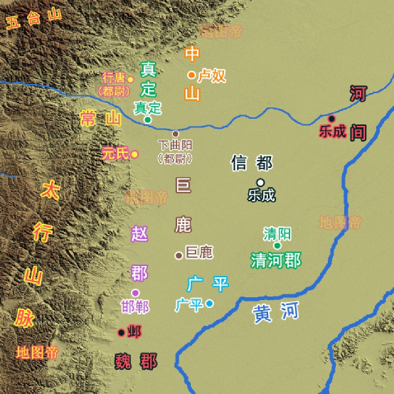 东汉冀州刺史部地图图片