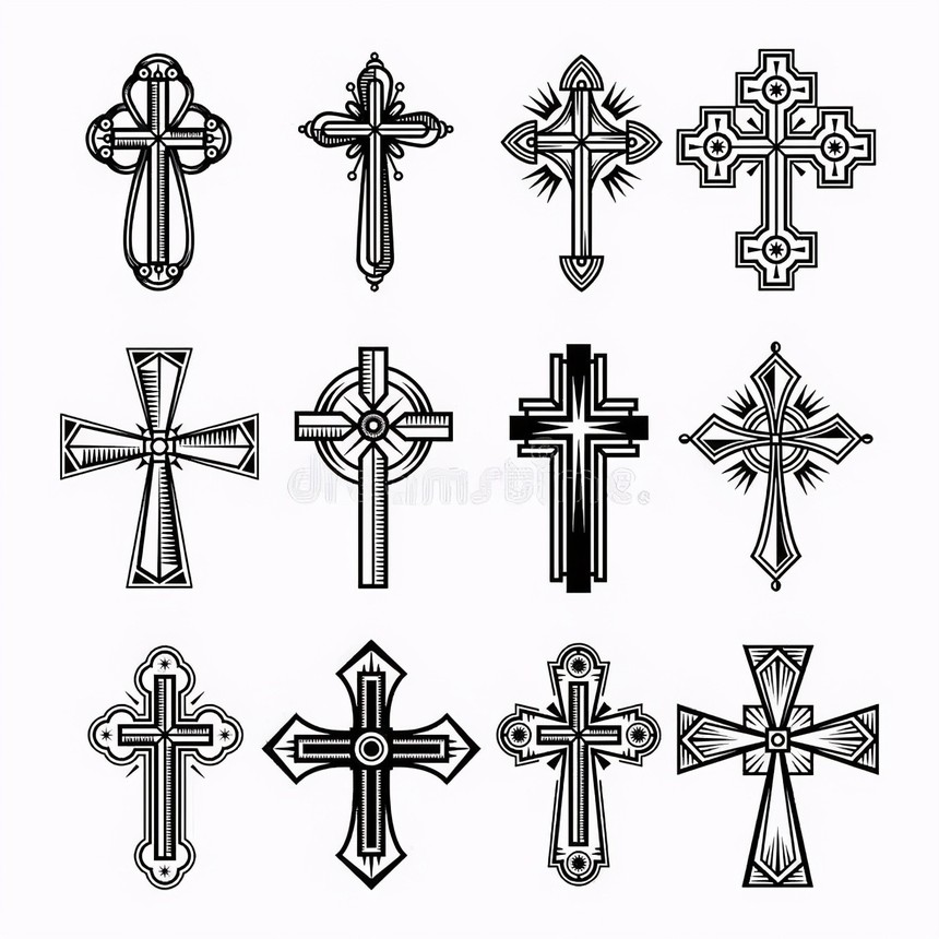 这是所谓的"景教十字架",这是一种花朵,代表道教的来自四方的对世界的