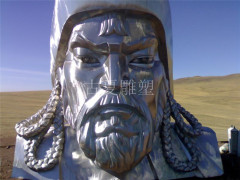 公園景區不銹鋼人像雕塑
