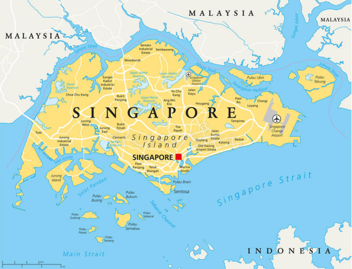 新加坡富人区分布图图片