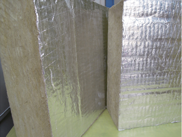 厂家外墙岩棉板贴铝箔办公室岩棉板厂家供应铝箔贴面隔热岩棉板