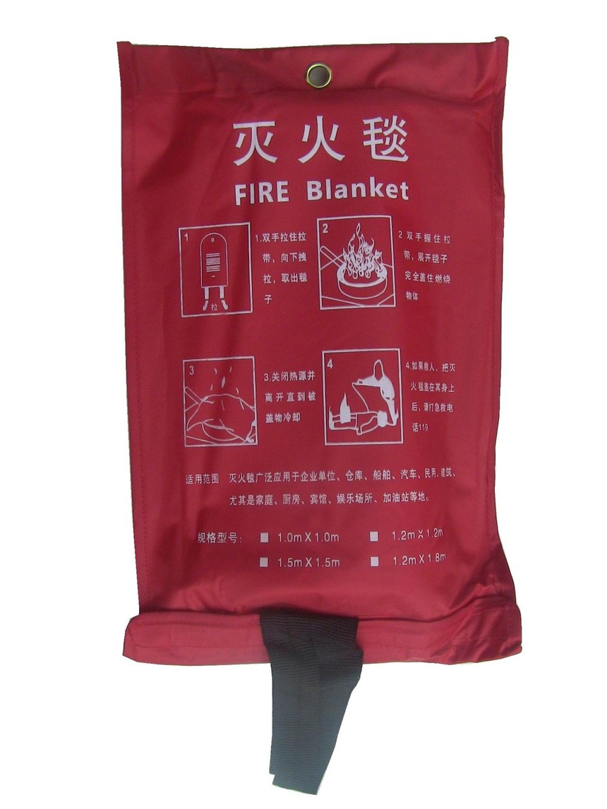灭火毯厨房家用商用消防认证国标防火玻璃纤维硅胶防火毯15米2m