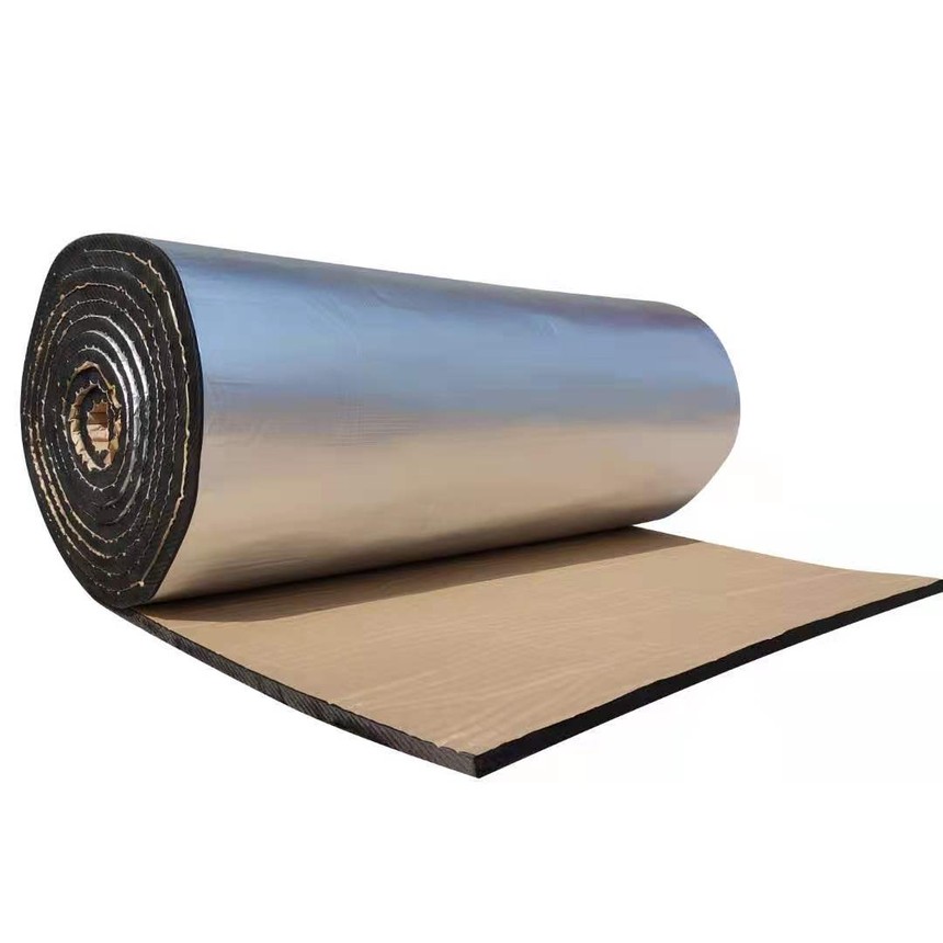 阻燃铝箔橡塑保温板彩钢瓦屋顶隔热保温棉水管鱼缸水箱防冻保温棉