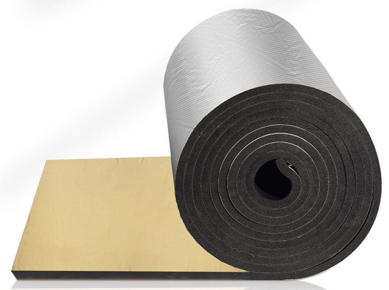 橡塑板隔热板耐高温楼顶屋顶防水隔热棉自粘保温棉保温板保温材料