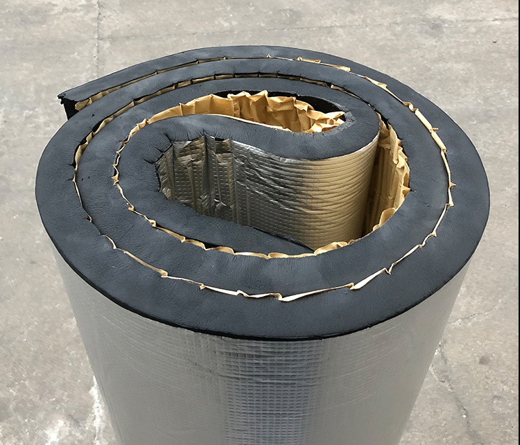 自粘保温隔热棉橡塑板吸音防潮阻燃楼顶阳光房隔热管道水箱保温板