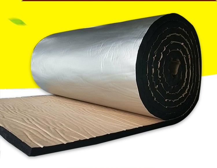 橡塑保温棉隔热橡塑板海绵背胶自粘阻燃防水耐高温墙体隔音保温棉