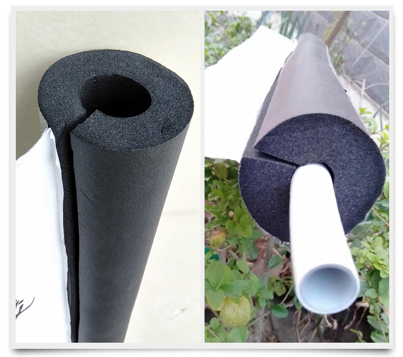 橡塑管防冻太阳能海绵空调保温套水管保温棉阻燃橡塑管