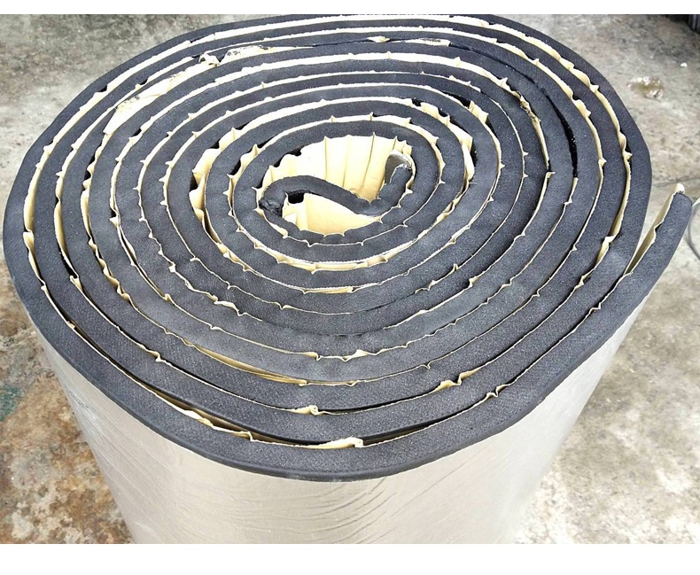 高密橡塑板防火隔热板管道防冻保温棉阳光房自粘大棚防晒阻燃耐高温