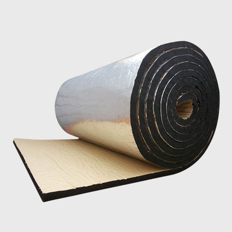 阳光房铁皮房屋顶自粘防晒隔热保温隔音棉膜防水材料橡塑板铝箔