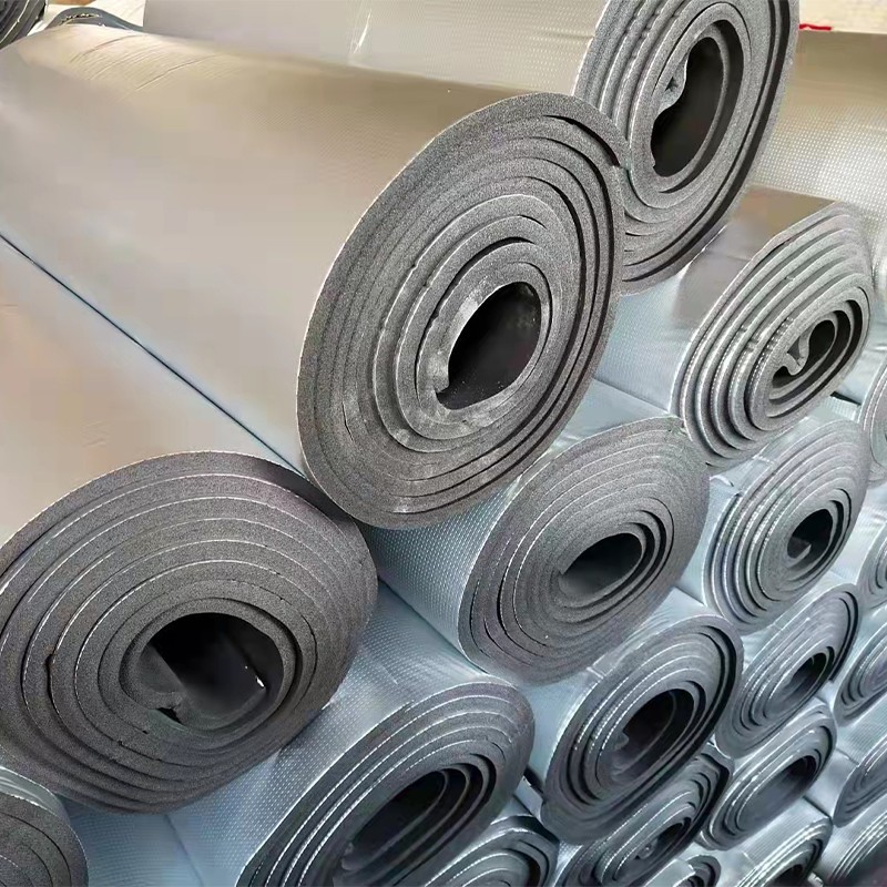 橡塑保温棉隔热橡塑板海绵背胶自粘阻燃防水耐高温墙体隔音保温棉