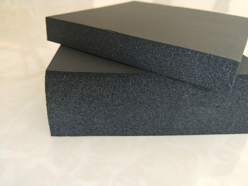 高密度橡塑板保温隔音棉阻燃橡塑海绵不干胶板空调管道保温隔音棉