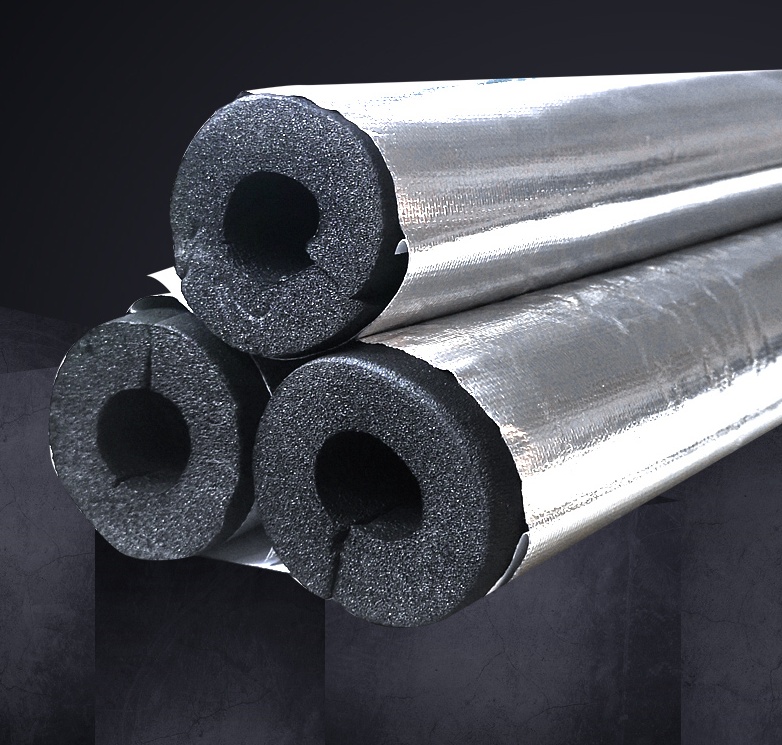 开口自粘橡塑管保温棉大型号定制管状防冻加厚隔热材料保温管保温棉