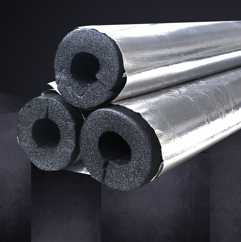 橡塑管保温棉水管隔热防晒抗老化空调消防管道阻燃防冻保温管套铝箔