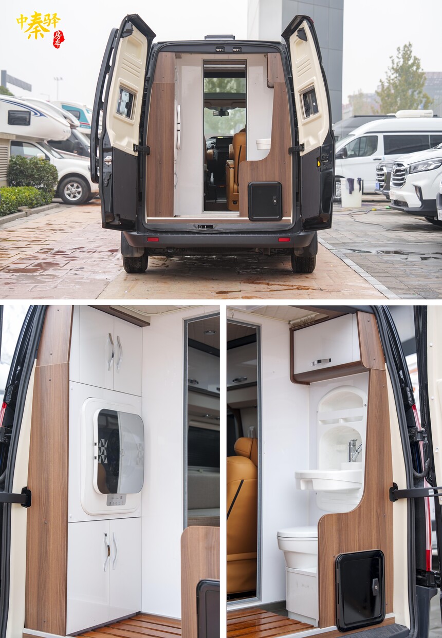 【新到准新二手房车】——商旅两用卫航福特新全顺b型!-中秦驿房车