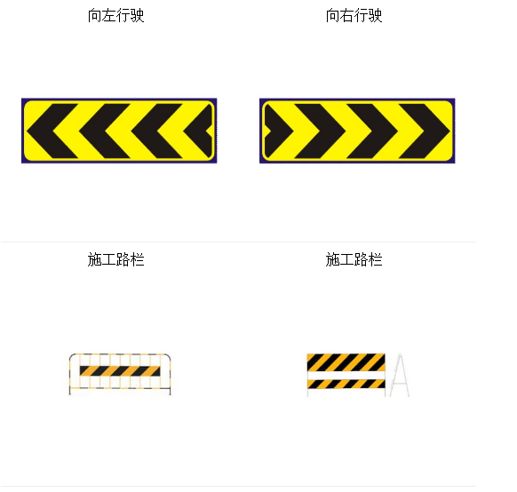 交通标志大全《道路施工安全标志》