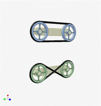 直观的机械动图,讲述皮带如何传动