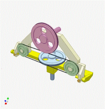 直观的机械动图,讲述皮带如何传动