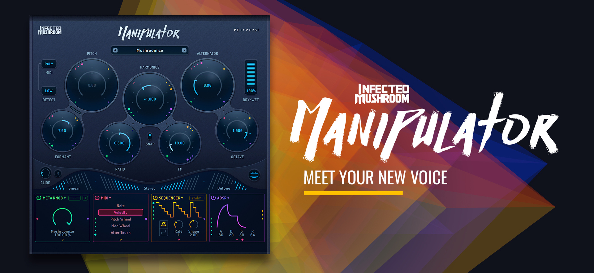 polyverse music manipulator v1.0.1 人声特效插件