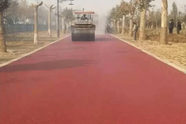 彩色沥青路面施工