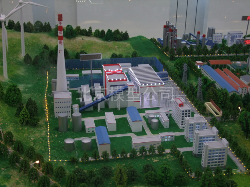 煤电循环经济园模型