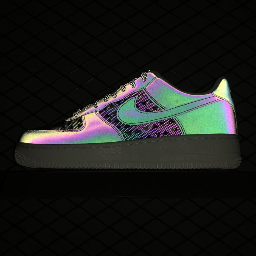 【包邮】nike air force 1 07 lv8 变色龙 镂空鞋面 空军一号低帮