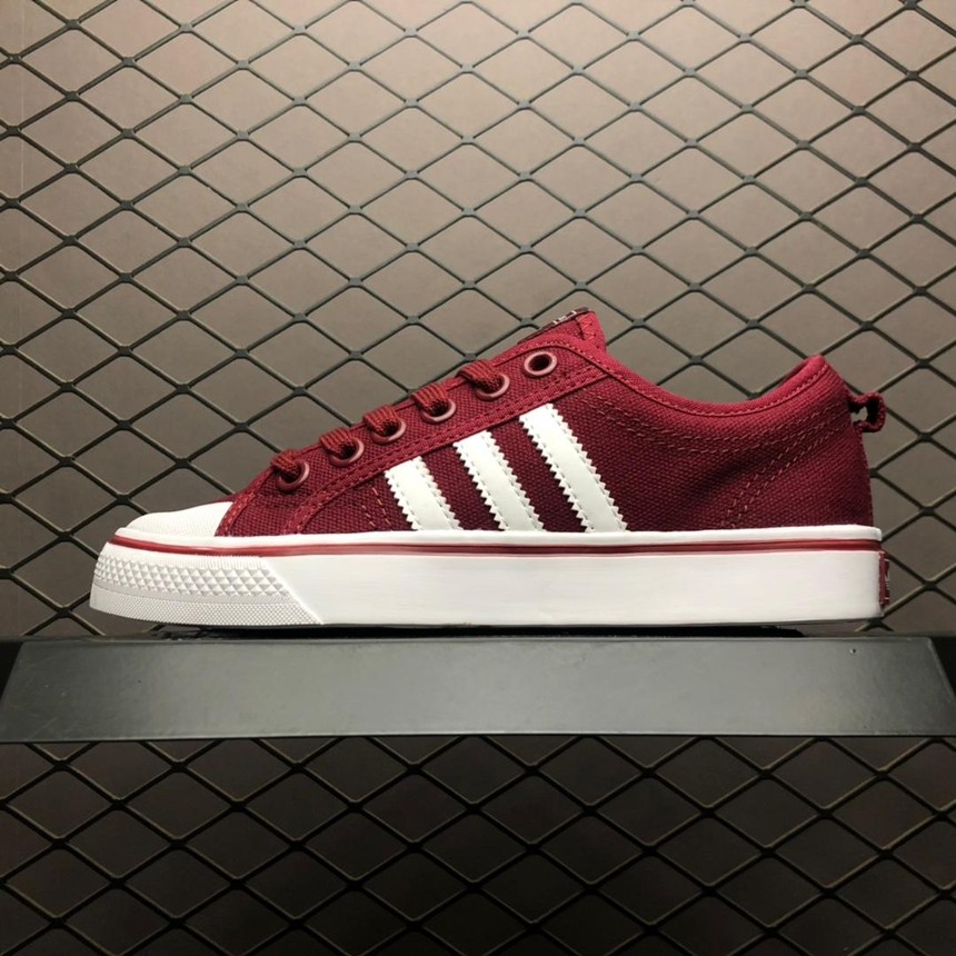 adidas 阿迪达斯 nizza 低帮校园休闲帆布板鞋 b37857-尼克优汇
